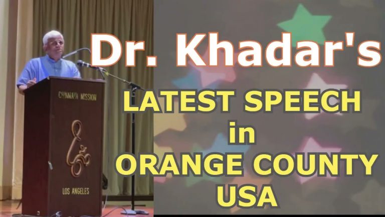 Dr Khadar's Very Valuable and Informative Speech in Orange County, USA – 2022 || Dr Khadar lifestyle