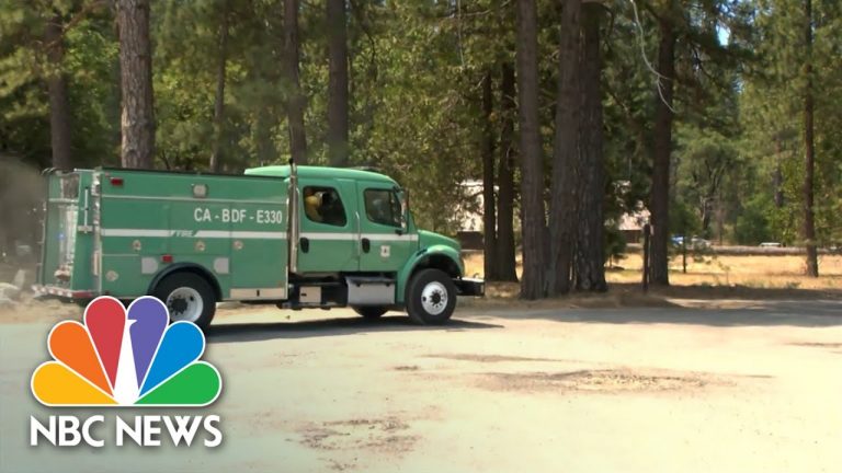 Crews Battling Wildfire In Yosemite National Park