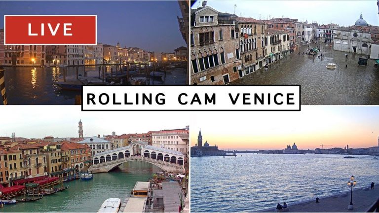 ðŸ”´ LIVE 24/7  Rolling Cam Venice – Live Cam in Venice Italy – Livecam en direct #venice