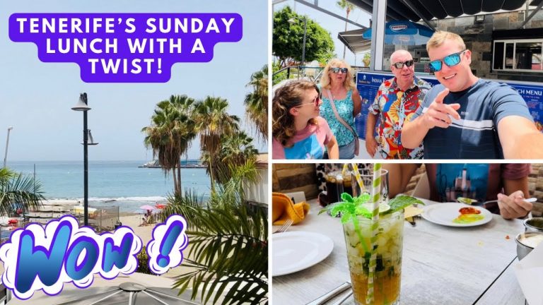 Tenerife Sunday Lunch? THAT’S A WRAP! Sea Views, Cocktails and Fantastic food!☀️